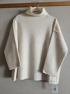 【最終値下】ハイネックニットオフホワイト #CLOVE #YORT #ヤマダヤ