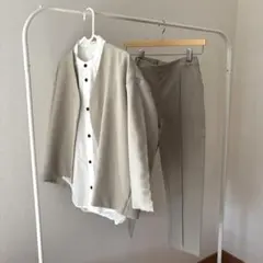 【riziere】 ノーカラージャケットセットアップ　140cm