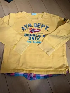 DOUBLE.B 長袖Tシャツ イエロー