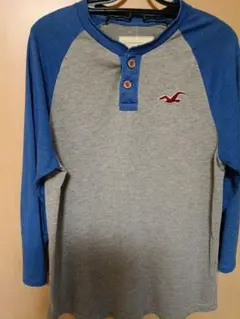 Hollister ヘンリーネック ラグラン カットソー Mサイズのサムネイル