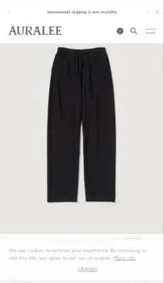 26SS AURALEE SMOOTH SOFT BD SWEAT PANTS