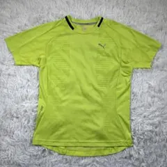 ✨美品✨【PUMA】半袖Tシャツ（M）イエロー/ランニングウェア