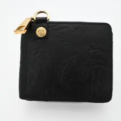 美品　Versace　ヴェルサーチ バロッコ　レザー メデューサ　財布　革 黒のサムネイル