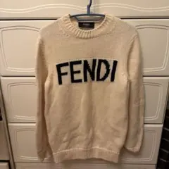 FENDI フェンディ ロゴニットセーター 長袖 レディース