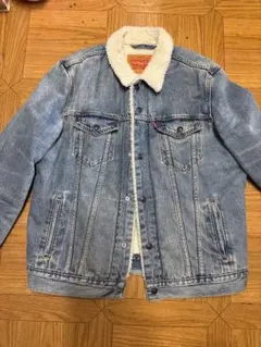 最終値下げ　Levi's ボア デニムジャケット L