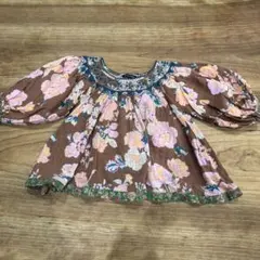 Bonjour 花柄 半袖チュニック 6Y - メルカリ