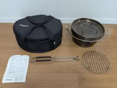 SOTO　10インチステンレスダッチオーブン　収納ケース、リフター、底網付きのサムネイル