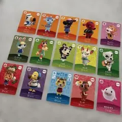どうぶつの森 キャラクターカード 15枚セット