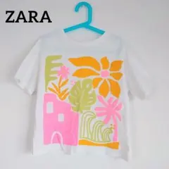 ZARA KIDS Tシャツ 女の子 花柄 ザラ ZARA 120 ザラキッズ