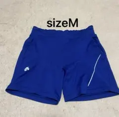 DESCENTE デサント ハーフパンツ ショートパンツ ランニング ブルー Mのサムネイル