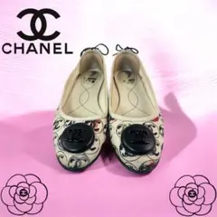 CHANEL シャネル フラットシューズ パンプスココマーク 37