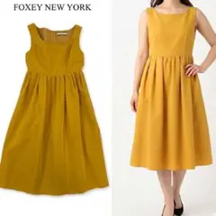 Q538 新品未使用 M フォクシー エンパイア フレア ワンピース レディース