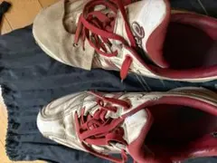 アシックス スパイク ホワイト/レッド