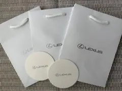 レクサス　紙袋　紙製コースター　LEXUSのサムネイル