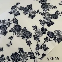 yk645 捺染 浴衣 生地 浴衣 反物 はぎれ 古布 リメイク