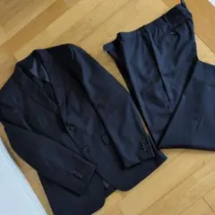 メンズ　ビジネススーツ上下セット　ストライプ　夏用　BISHU