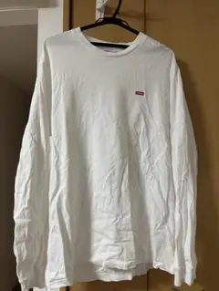 Supreme Small Box L/S Tee "White"(23FW)