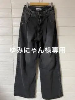 snidel ダブルタックデニムワイドパンツ M サイズ1