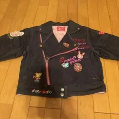 mezzo piano 刺繍入りデニムジャケット 120cm