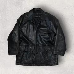 【希少】 80s~90s ヴィンテージ ラムレザー レザージャケット