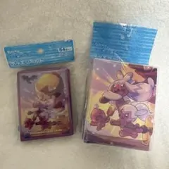 ポケカ デッキシールド + デッキケース 色違いのデカヌチャン