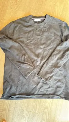 GLOBAL WORK ダークグレー 長袖ニット M