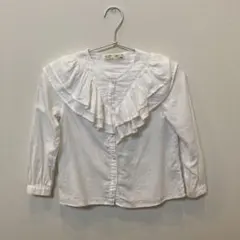 ZARA フリルブラウス トップス