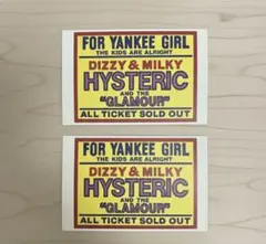 HYSTERIC GLAMOUR ステッカー2枚セット