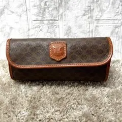 セリーヌ CELINE マカダム柄 ポーチ メイク 小物入れ 化粧ポーチ PVC