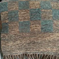 ストール　リバーシブル　チェック