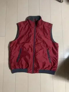 CHAPS レッド ベスト XL ナイロン フリース