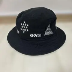 NEW ERA バケットハット 黒　L