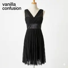 vanilla confusion ノースリーブ プリーツ ワンピース 36 Sのサムネイル