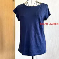 ラルフローレン カットソー Tシャツ ワンポイントゴールド刺繍 レディース Lのサムネイル
