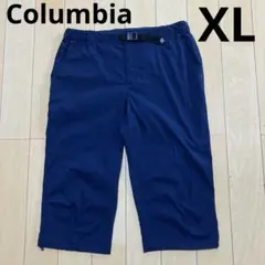 Columbia コロンビア　七分丈パンツ　ネイビー　XLサイズ