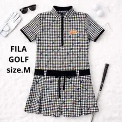 56美品　FILAGOLF 千鳥　ゴルフ　ワンピース　ルコック