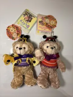 ダッフィー シェリーメイ ぬいぐるみ チェーン バッヂ セット 21