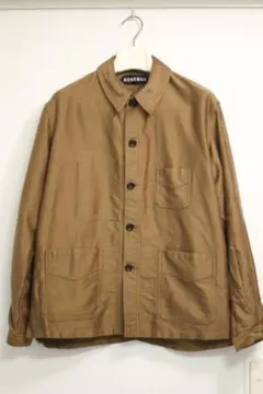 【美品】AUBERGE CAHRBON DEEP フレンチワーク ジャケット Vol.4813【AUBERGE：CHARBON DEEP】｜AUBERGE・Needles・IndianJewelry