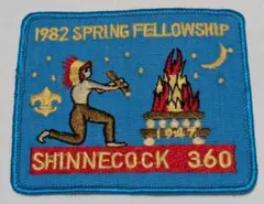 ボーイスカウト OA パッチ 82年 シンネコック 360　ネイティブアメリカン