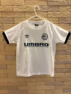【美品】UMBRO ホワイト 半袖シャツ 140cm