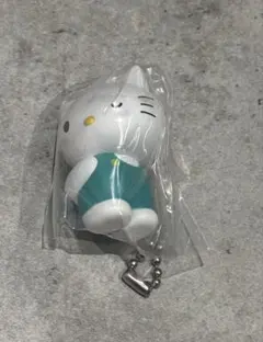 ハローキティ カプセルトイ ボールチェーン付き ペアスイングキーホルダー