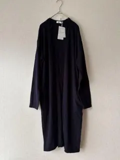 セール❤️新品♥︎ロングカーディガン トッパーLL ⛴️濃紺 着やせ