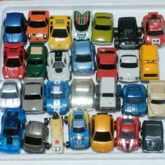 チョロQサイズ プルバックカー ミニカー 28台セット 多色