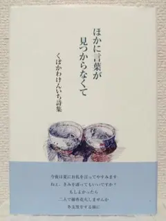 ほかに言葉が見つからなくて　くぼかわけんいち詩集