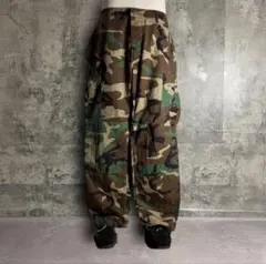 【90's】PROPPER　迷彩柄ミリタリーパンツ　ワイドカーゴパンツ　Mサイズ