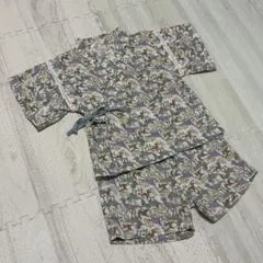 petit main 恐竜柄 甚平 80㎝