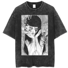 伊藤潤二 サブカル 地雷 ホラー Tシャツ