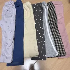 レギンスセット 95cm 様々な色と柄