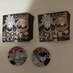 ハイキュー!! 缶バッジ 2個セット 孤爪研磨 黒尾鉄朗