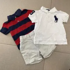 Ralph Lauren ラルフローレン ポロシャツ＆ハーフパンツセット 80のサムネイル